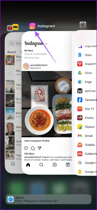 Come utilizzare la modalità doppia fotocamera su Instagram