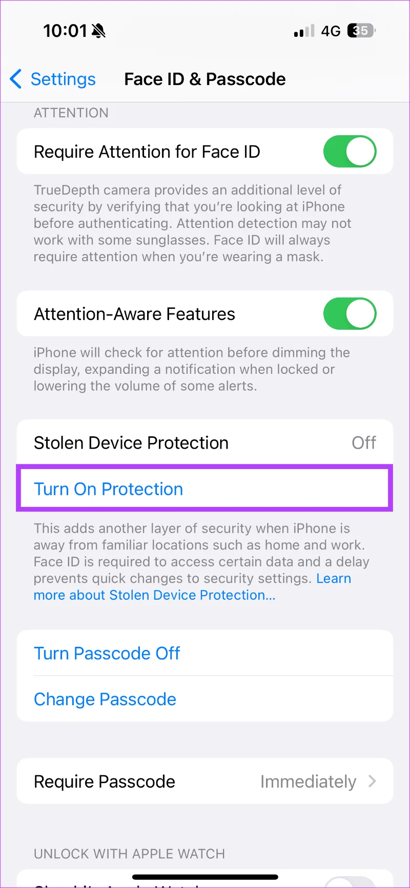 Bescherming tegen gestolen apparaten op de iPhone inschakelen en gebruiken