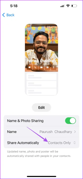 De 5 beste oplossingen voor contactfoto's en posters uitgeschakeld op iPhone op iOS 17