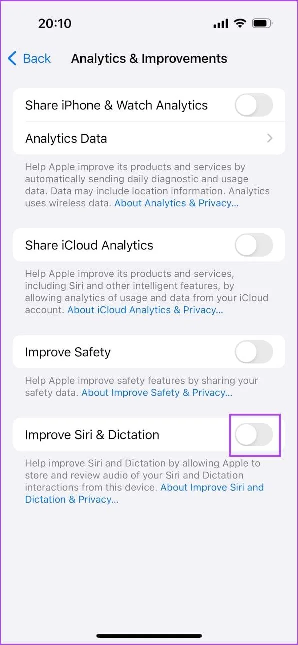 Wat zijn iPhone Analytics-gegevens en hoe u deze kunt in- of uitschakelen