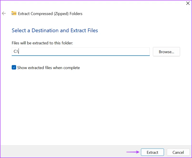 Las 6 soluciones principales para el error "Ruta demasiado larga" al extraer un archivo ZIP en Windows 10 y 11