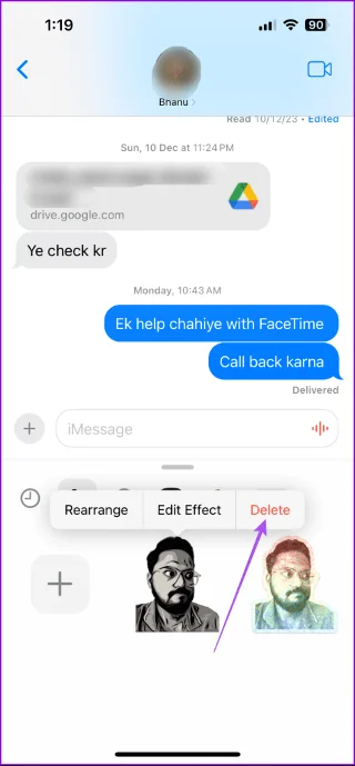 Las 6 mejores soluciones para las pegatinas que no funcionan en la aplicación Mensajes del iPhone