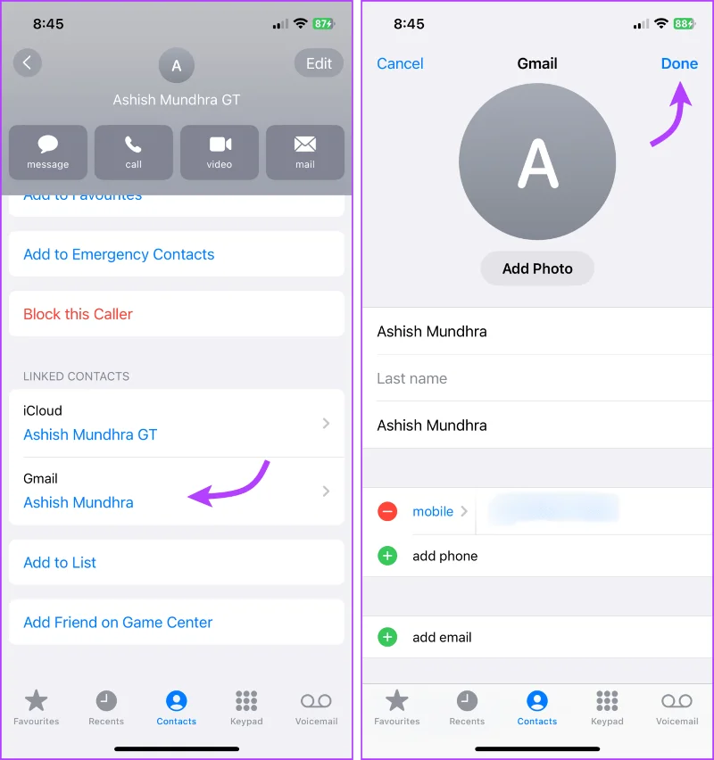 Hoe dubbele contacten op de iPhone samen te voegen en te verwijderen