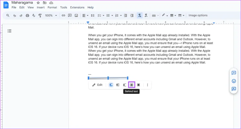 3 meilleures façons de souligner deux fois le texte dans Google Docs
