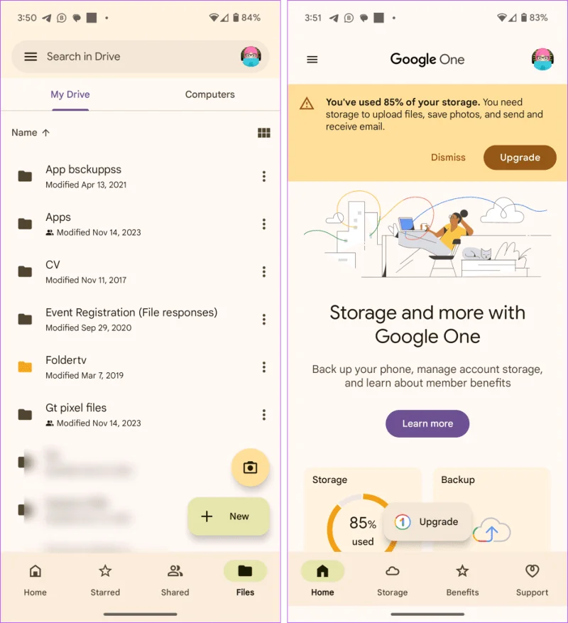 Google One e Google Drive: qual è la differenza