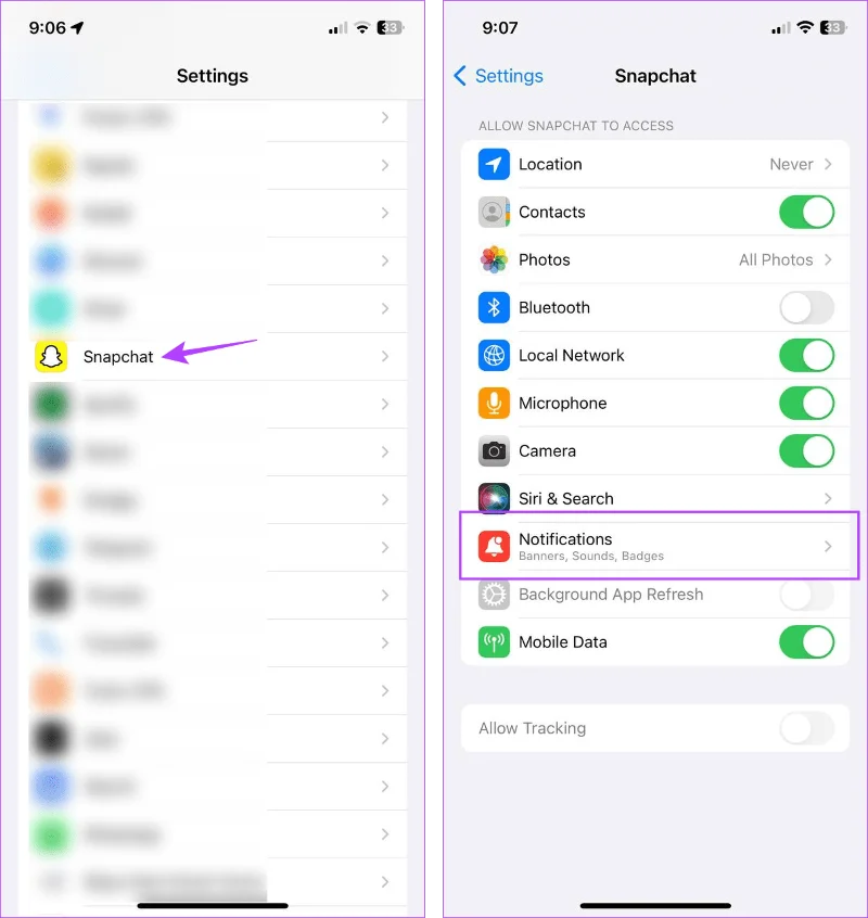 Come disattivare la notifica di digitazione su Snapchat