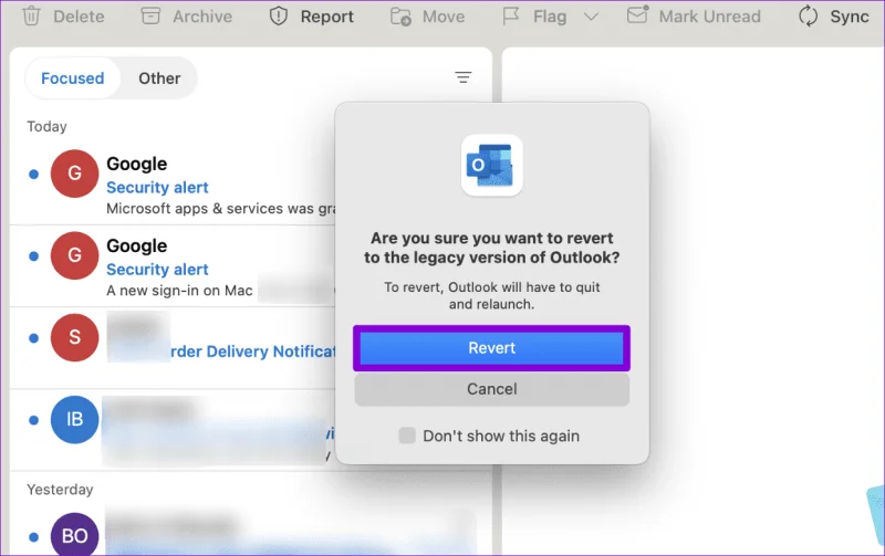 4 วิธียอดนิยมในการเปลี่ยน Outlook ใหม่กลับไปเป็น Outlook เก่า (มุมมองคลาสสิก) บน Windows และ Mac