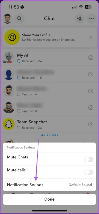 Come modificare il suono delle notifiche di Snapchat