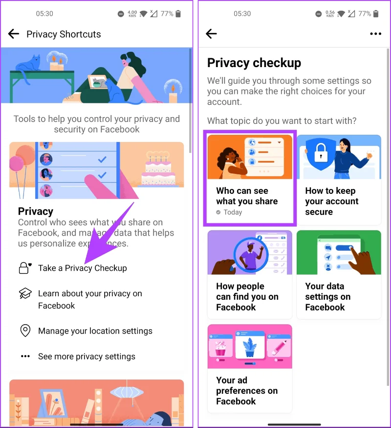 Impedisci agli amici di Facebook di vedere la tua attività e nascondila