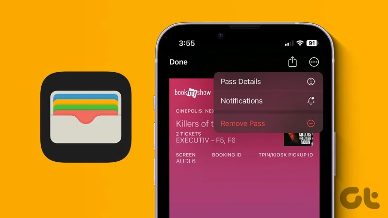 Come rimuovere carte, biglietti e altri elementi dal portafoglio Apple