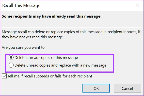 Comment rappeler un e-mail sur Microsoft Outlook pour ordinateur et Web