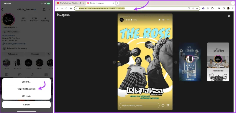 Come scaricare e salvare gli highlights di Instagram sul telefono o sul PC