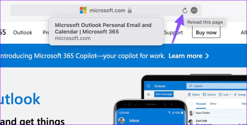 10 meilleures façons de réparer Outlook qui ne fonctionne pas sur Safari