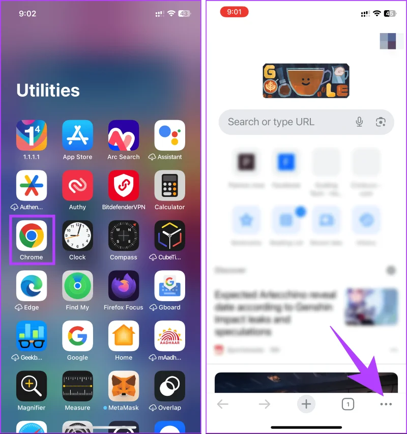 Comment changer de compte Google dans Chrome pour iOS, iPad et Android