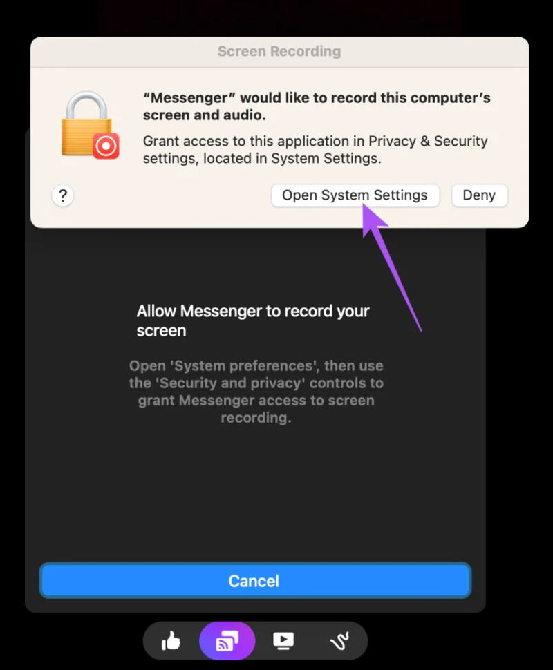 Come condividere lo schermo su Facebook Messenger