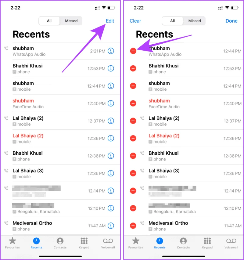Hoe WhatsApp-oproepgeschiedenis op Android- en iOS-apparaten te verwijderen