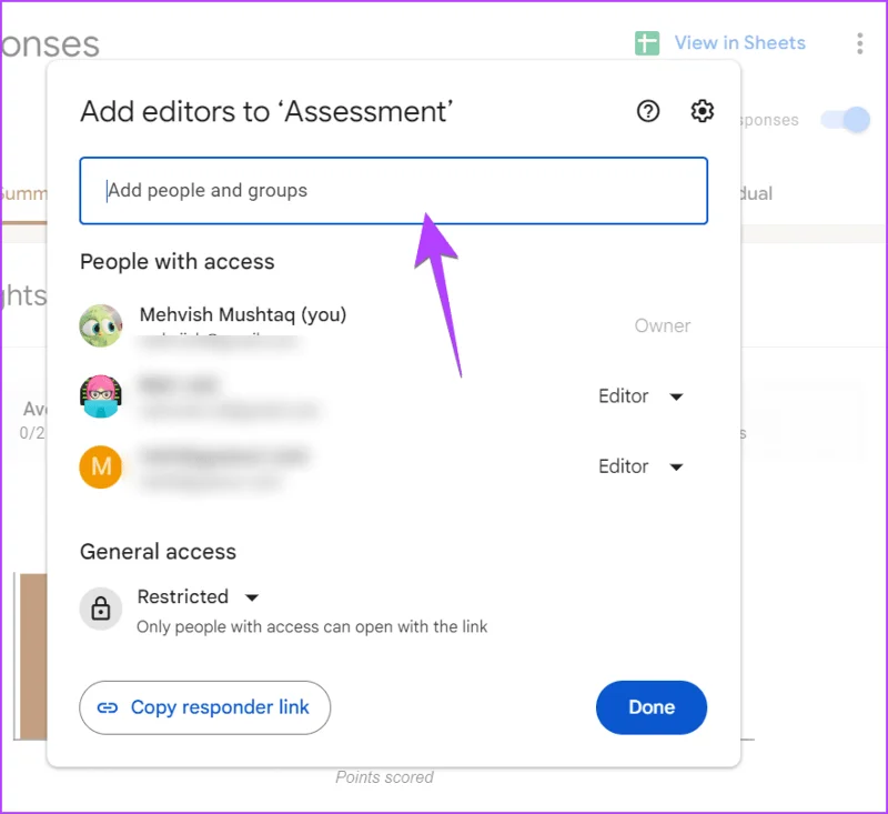 4 modi per condividere le risposte dei moduli Google con altri
