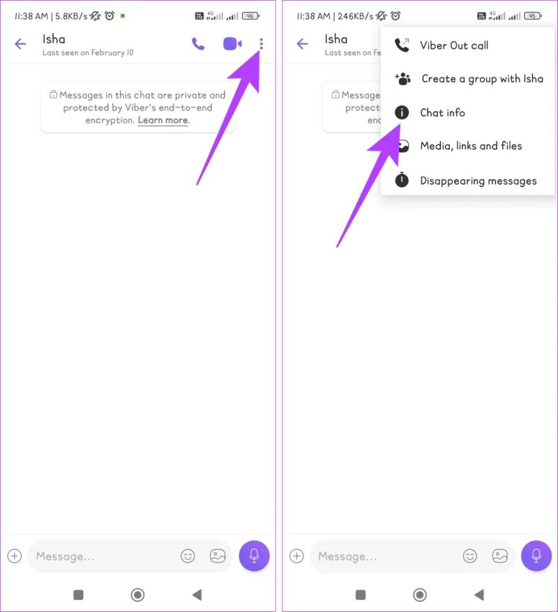 Come nascondere e mostrare le chat di Viber sul cellulare