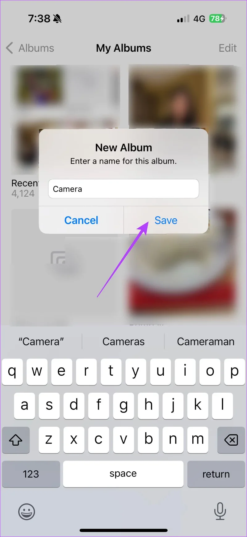 Comment afficher uniquement les photos de l'appareil photo sur iPhone