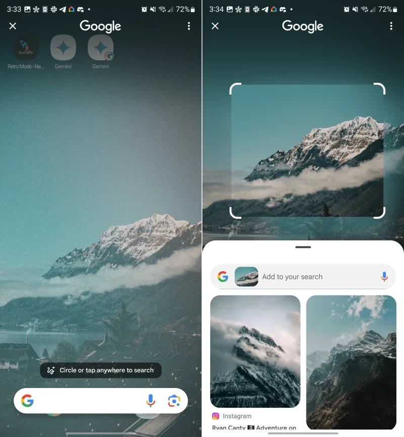 Hoe Circle te gebruiken om te zoeken op de Galaxy S24