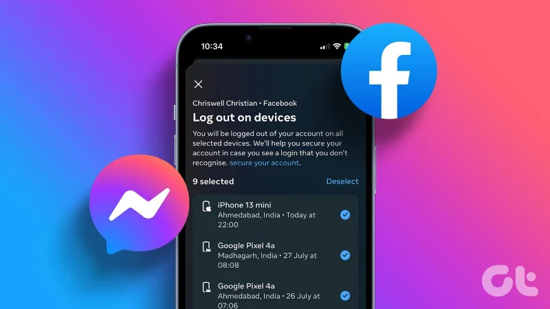 Uitloggen bij Facebook en Messenger op alle apparaten