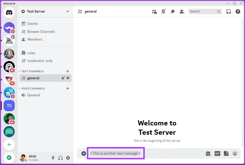 Come creare uno spoiler (testo o immagine) su Discord