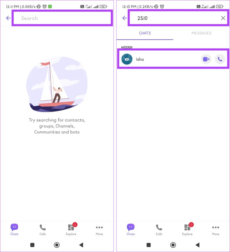 Come nascondere e mostrare le chat di Viber sul cellulare