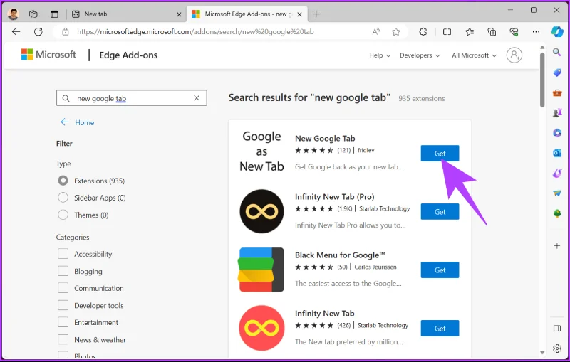 Hoe u van Google de standaardzoekmachine op Microsoft Edge kunt maken