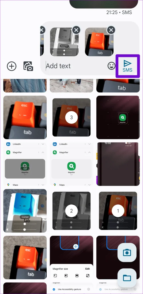 Hoe u afbeeldingen per e-mail of sms kunt verzenden op Android of iPhone