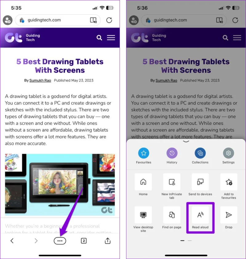 Hoe de voorleesfunctie in Microsoft Edge te gebruiken