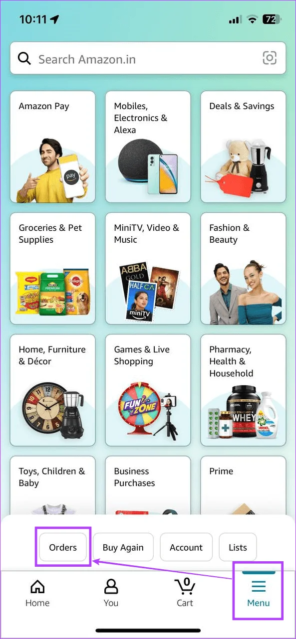 Come trovare e scaricare la cronologia degli ordini Amazon
