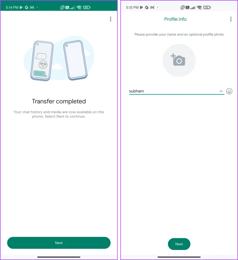 Hoe WhatsApp-berichten over te zetten naar een nieuwe telefoon zonder back-up