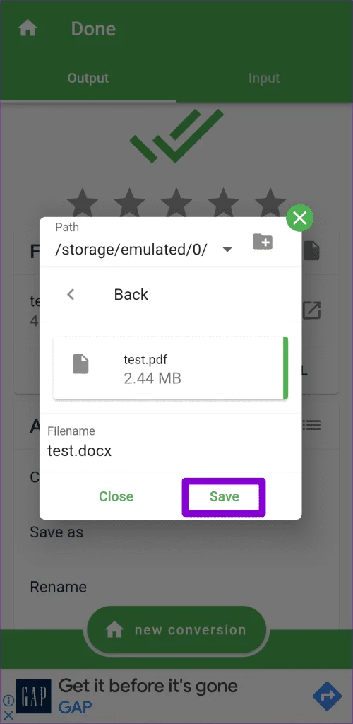 Hoe u het bestandstype (extensie) op Android kunt wijzigen