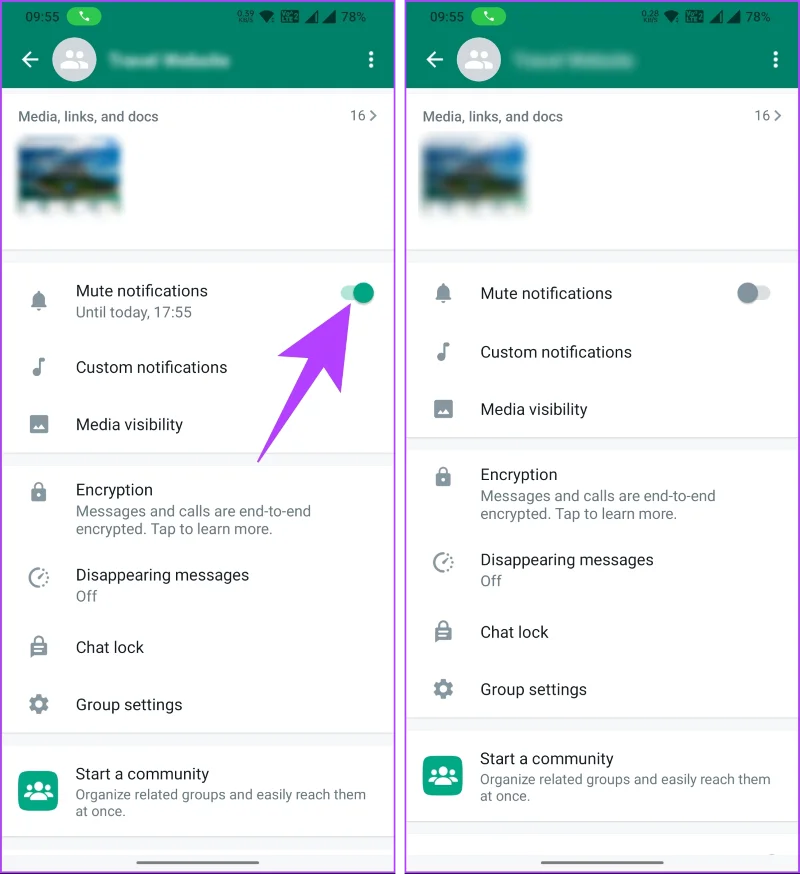 WhatsApp-groepsmeldingen permanent dempen