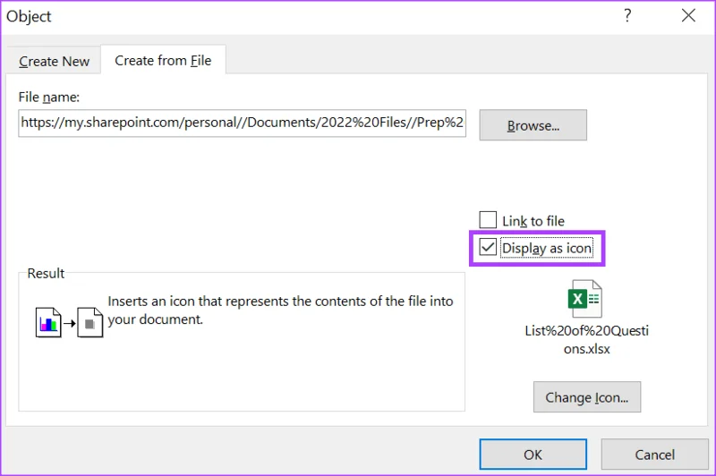 3 طرق لإدراج جدول بيانات Excel في مستند Word