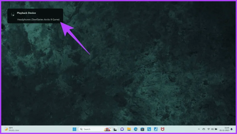 Cómo cambiar la salida de audio en Windows con una tecla de acceso rápido