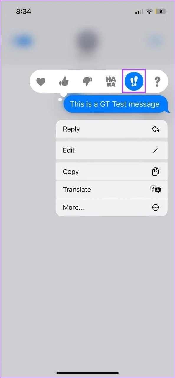 Wat zijn benadrukte reacties en hoe u ze kunt gebruiken op de iPhone