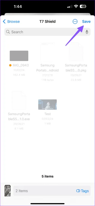 Hoe u een externe schijf op de iPhone gebruikt