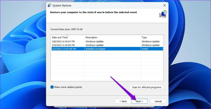 5 formas de solucionar el error "No se admite dicha interfaz" en Windows 11