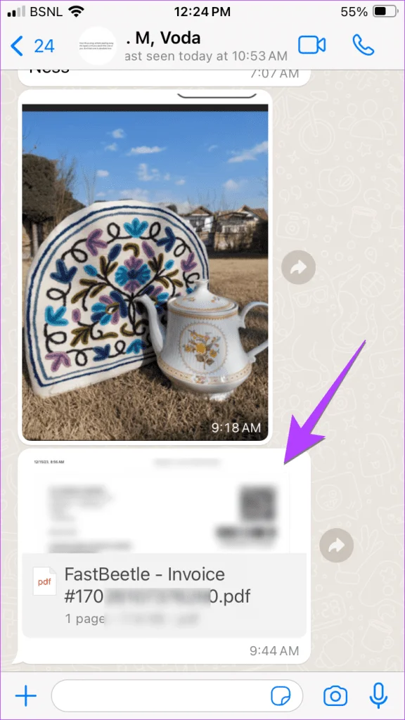 เอกสารหรือรูปภาพ WhatsApp เก็บไว้ที่ไหนบน iPhone และ Android