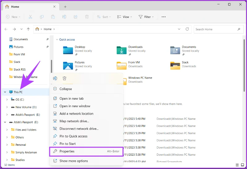 6 formas de encontrar el nombre de la computadora en Windows 11 y 10