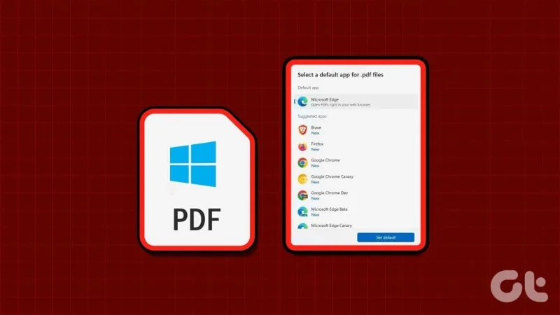 Cómo cambiar el visor de PDF predeterminado en Windows 11