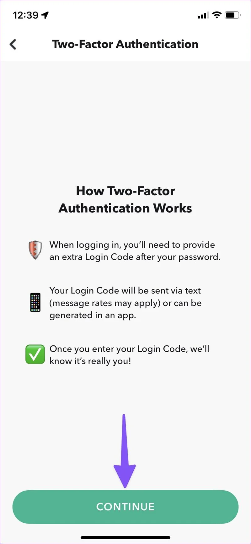 4 façons de résoudre Snapchat n'est pas un problème d'envoi de code de sécurité