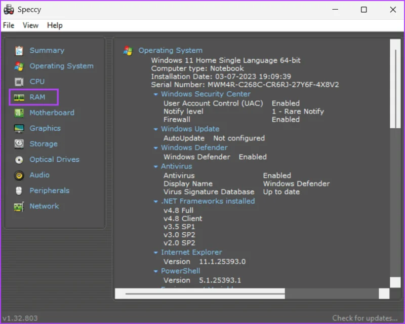 Las 5 mejores formas de comprobar el tipo de RAM en una PC con Windows 10 y Windows 11