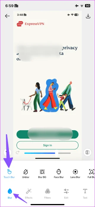 Top 4 manieren om een ​​deel van een foto op iPhone en iPad te vervagen