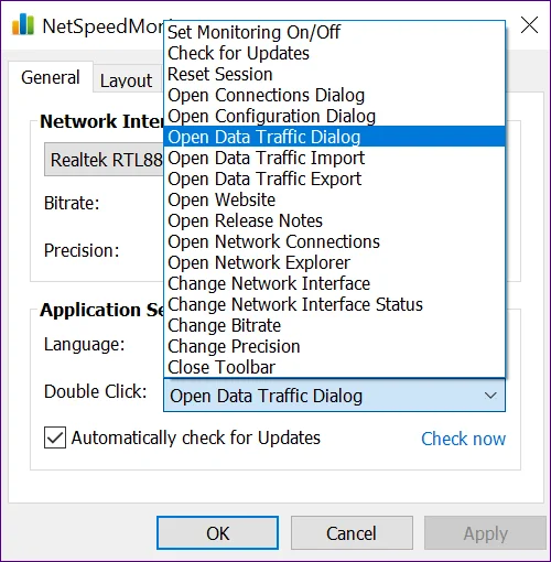 Comment afficher la vitesse Internet sur la barre des tâches sous Windows