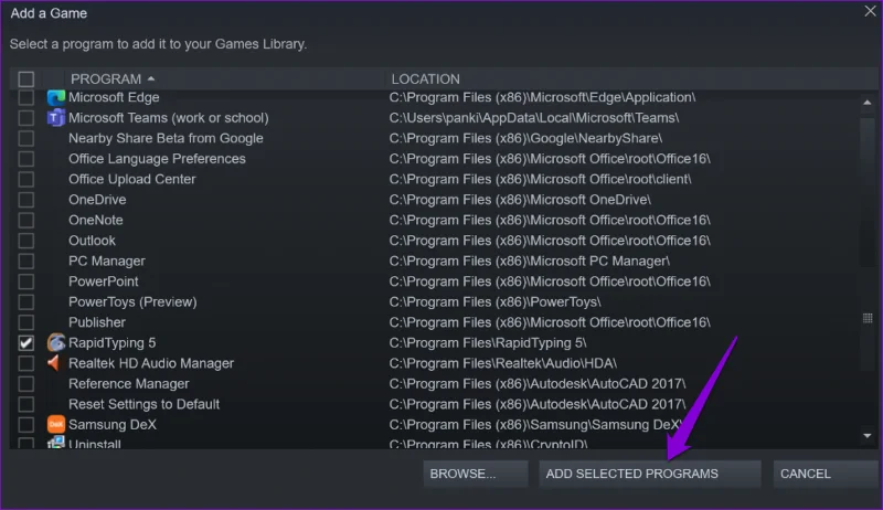 Comment ajouter ou supprimer des jeux non Steam de votre bibliothèque Steam
