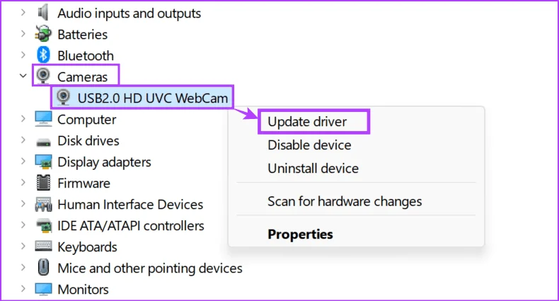 9 formas de arreglar la cámara que muestra una pantalla negra en Windows 11
