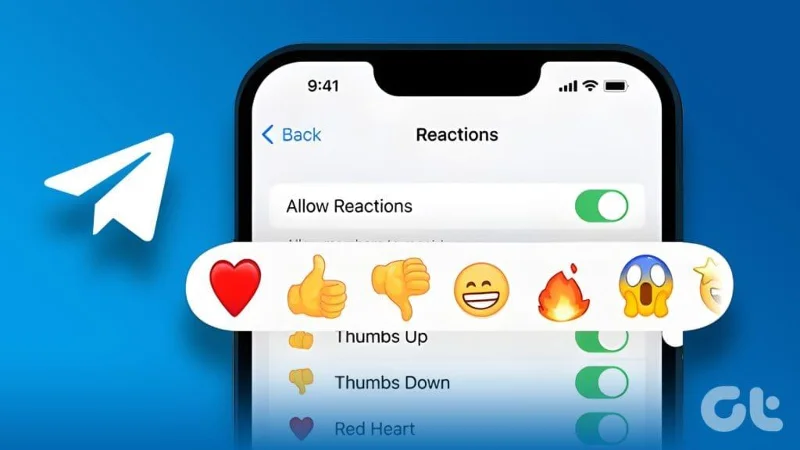 Comment utiliser les réactions aux messages dans Telegram sur mobile et ordinateur de bureau