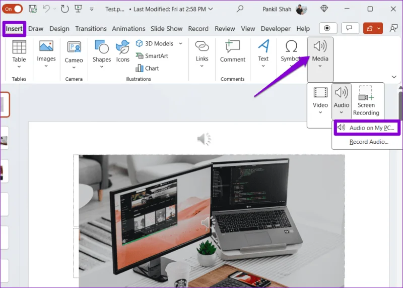 أفضل 7 إصلاحات لعدم تشغيل Microsoft PowerPoint الصوت على Windows